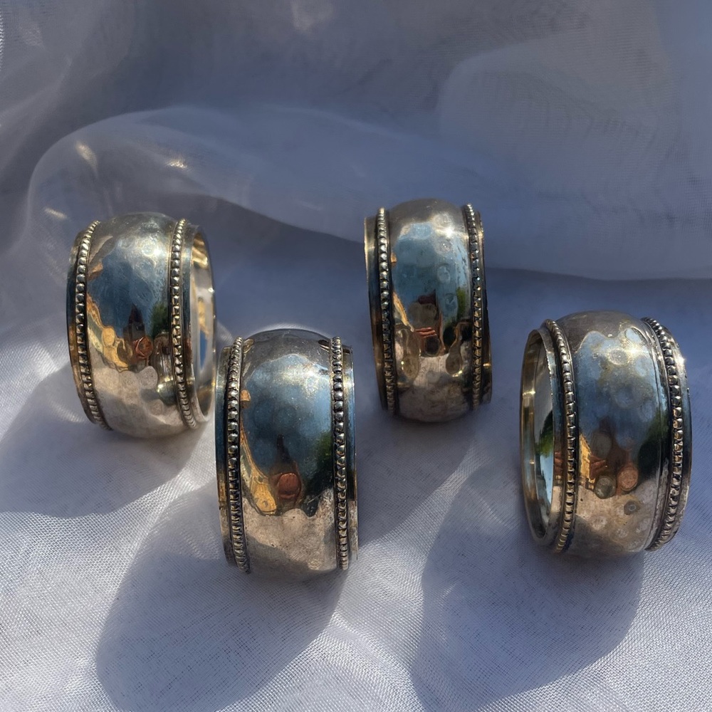 Vintage Silver Plate Napkin Ring